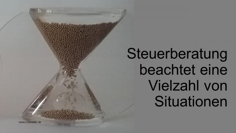 Steuerberater beachtet Situationen