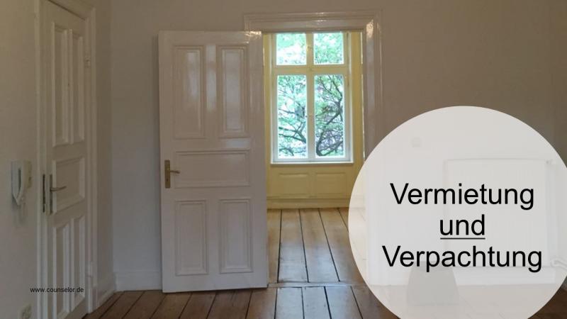 Vermietung und Verpachtung steuerlich