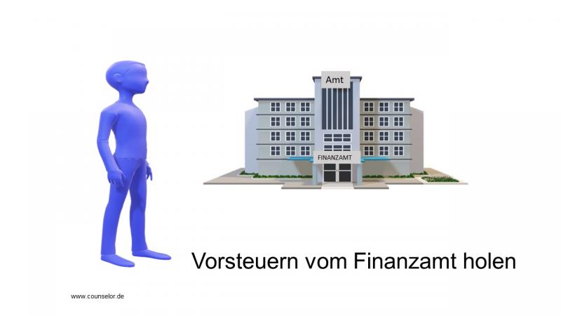 Vorsteuern vom Finanzamt holen