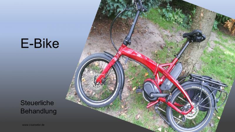 E-Bike Elektro Fahrrad rot