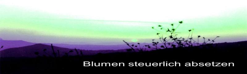 Blumen steuerlich absetzen