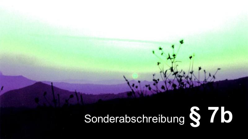 7b Sonderabschreibung