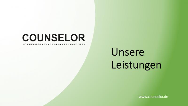 Unsere Leistungen Deckblatt