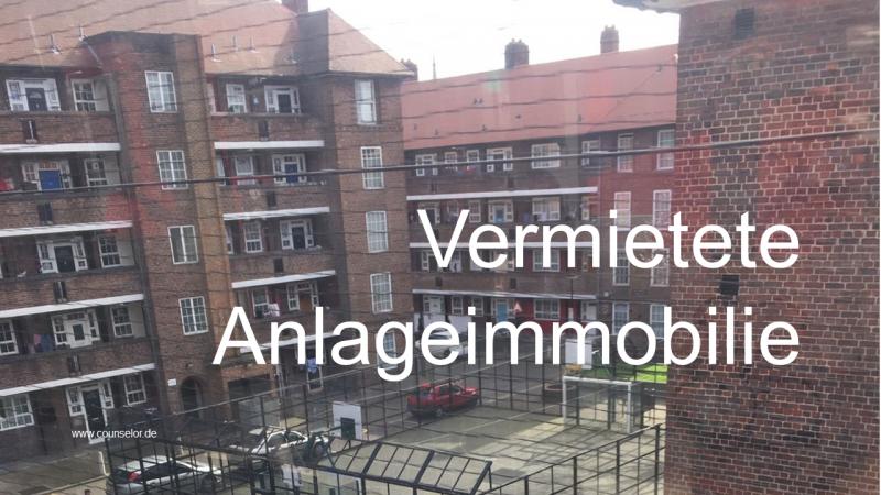 Vermietete Anlageimmobilie Steuerberater