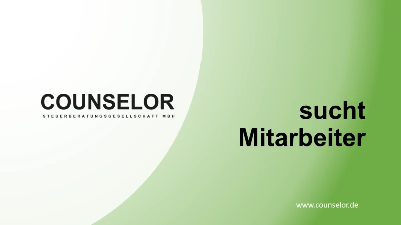 Steuerberater COUNSELOR sucht Mitarbeite