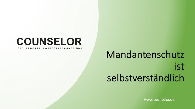 Mandantenschutz Steuerberater