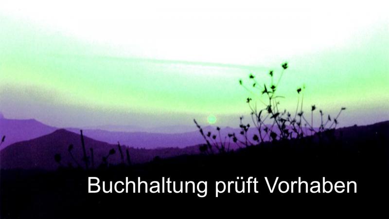 Buchhaltung prüft Vorhaben 